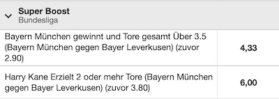 Betway Bundesliga Boosts